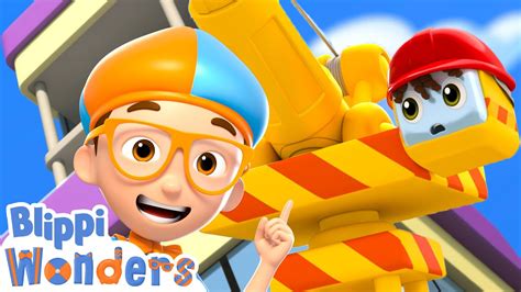 Blippi Blippi Visits a Construction Site! 